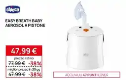 Prenatal Chicco easy breath baby aerosol a pistone offerta