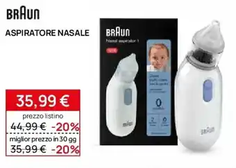 Prenatal BRAUN Aspiratore nasale offerta