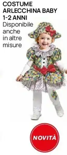 Prenatal Costume arlecchina baby 1-2 anni offerta