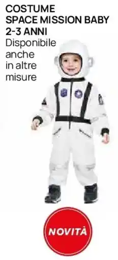 Prenatal COSTUME SPACE MISSION BABY 2-3 ANNI offerta