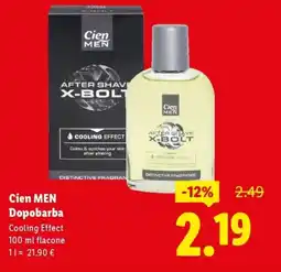 Lidl Cien Men Dopobarba Cooling Effect offerta