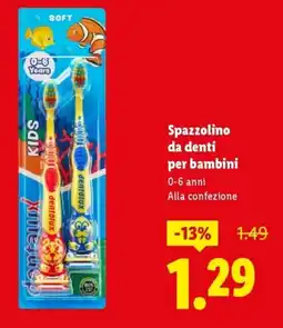 Lidl Spazzolino da denti per bambini offerta