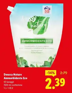 Lidl Doussy Nature Ammorbidente Eco offerta