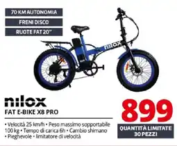 Comet nilox FAT E-BIKE X8 PRO offerta