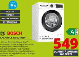 Comet BOSCH LAVATRICE WGG244Z9IT offerta
