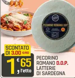 Supermercati Dok Pecorino romano d.o.p. LATTERIE DI SARDEGNA offerta