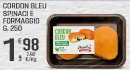 Supermercati Dok Midelizia Cordon bleu spinaci e formaggio offerta