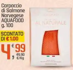 Supermercati Dok Carpaccio di Salmone Norvegese AQUAFOOD offerta