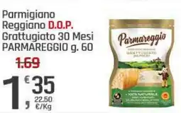 Supermercati Dok Parmigiano Reggiano D.O.P. Grattugiato 30 Mesi PARMAREGGIO offerta