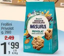 Supermercati Dok Frollini Privolat MISURA offerta
