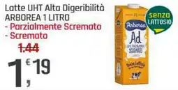 Supermercati Dok Latte UHT Alta Digeribilità ARBOREA offerta
