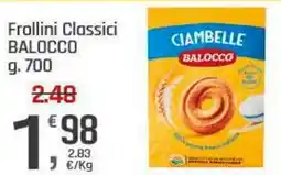 Supermercati Dok Frollini Classici BALOCCO offerta