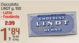 Supermercati Dok Cioccolato LINDT offerta