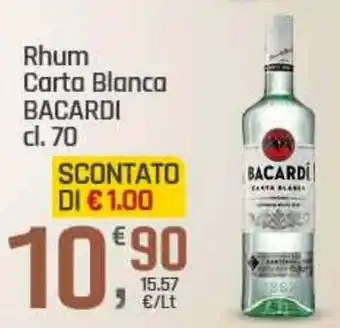Supermercati Dok Rhum Carta Blanca BACARDI offerta