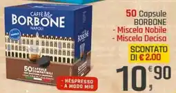 Supermercati Dok 50 Capsule BORBONE offerta