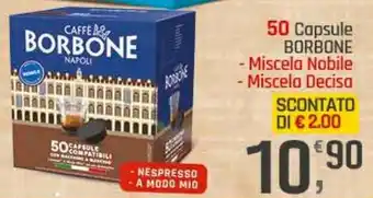50 Capsule BORBONE
