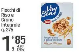Supermercati Dok Fiocchi di Riso e Grano Integrale Selex offerta