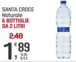 Supermercati Dok Santa croce naturale 6 bottiglie offerta