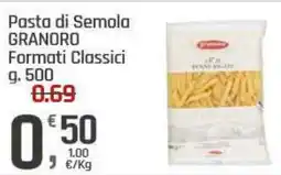 Supermercati Dok Pasta di Semola GRANORO Formati Classici offerta