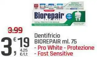 Supermercati Dok Dentifricio BIOREPAIR offerta