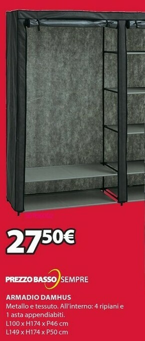 JYSK Armadio damhus offerta