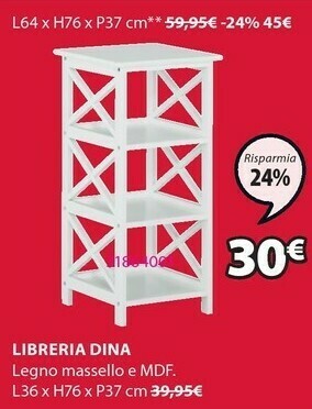 JYSK Libreria dina offerta
