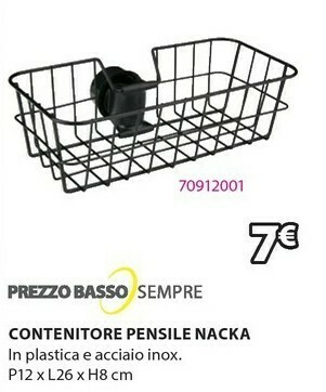 JYSK Contenitore pensile nacka offerta