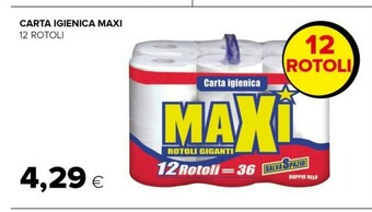 Tigre Carta igienica offerta