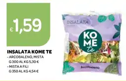 Ekom Insalata kome te -arcobaleno, mista e mista a fili offerta