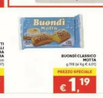 Metà Buondì offerta