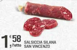 Supermercati Dok Salsiccia silana SAN VINCENZO offerta