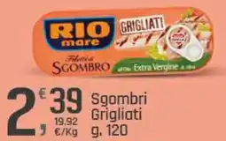 Supermercati Dok RIO mare Sgombri Grigliati offerta