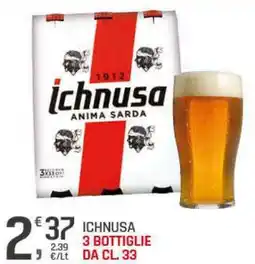 Supermercati Dok Ichnusa 3 bottiglie offerta