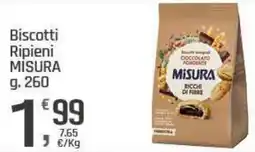 Supermercati Dok Biscotti Ripieni MISURA offerta