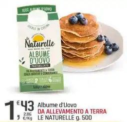 Supermercati Dok Albume d'uovo da allevamento a terra LE NATURELLE offerta