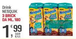 Supermercati Dok Drink nesquik 3 brick offerta