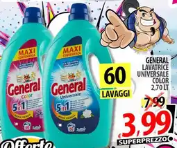 Il Genio Supermercato General lavatrice universale color offerta