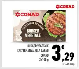 Conad Burger Vegetale offerta