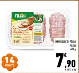 Conad MINI ROLLÈ DI POLLO FILENI offerta