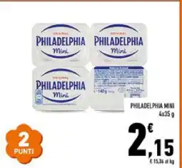 Conad Philadelphia Mini offerta