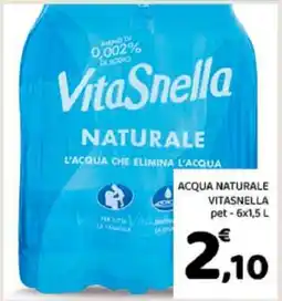 Conad ACQUA NATURALE VITASNELLA offerta