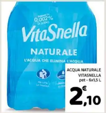 ACQUA NATURALE VITASNELLA