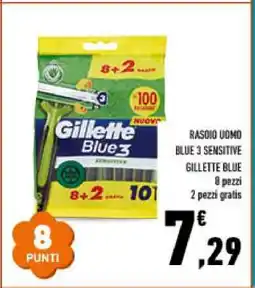 Conad Gillette Blue 3 Sensitive offerta