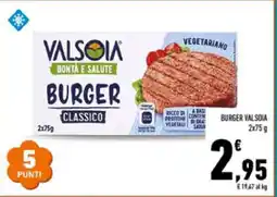Conad BURGER VALSOIA offerta