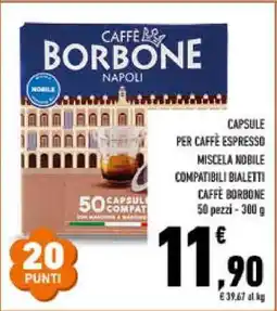 Conad Caffè Borbone Capsule offerta