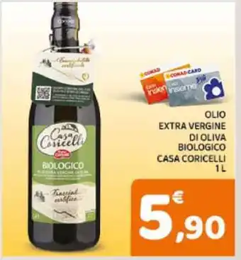 OLIO EXTRA VERGINE DI OLIVA BIOLOGICO CASA CORICELLI 1 L