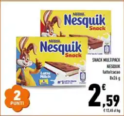 Conad SNACK MULTIPACK NESQUIK offerta