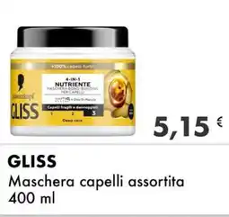Iper Tosano GLISS Maschera capelli assortita offerta