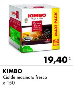 Iper Tosano KIMBO Cialde macinato fresco offerta