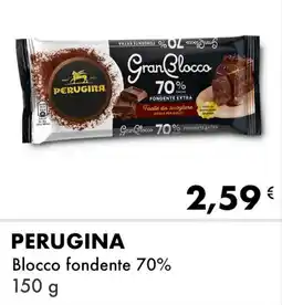 Iper Tosano PERUGINA Blocco fondente 70% offerta